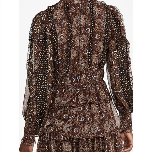 NWT- Ulla Johnson Brisa Ruffle Dress - Picture 3 of 9